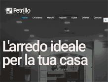 Tablet Screenshot of petrilloarredi.it